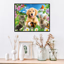 5D DIY Full Drill Diamond Painting Cute Animals Cross Stitch Embroidery Kit