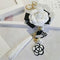 Decoration PU Camellia Bag Pendant Car Key Ring Tassel Keychain For Women|Girls