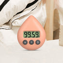 Water Drop Electronic Countdown Digital Timer Study Alarm Clock (Orange)