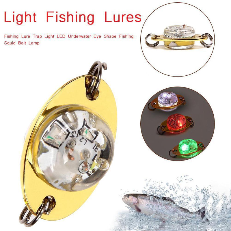 Fishing Lure Trap Light LED Underwater Fish Squid Bait Lamp (Multicolor)
