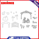 Farm Series Metal Cutting Dies Transparent Seal Stamp for DIY Scrapbooking Craft