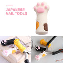 Nipper Cover Cat Claw Protective Sleeve for Nail Cuticle Tweezers (White) Newly