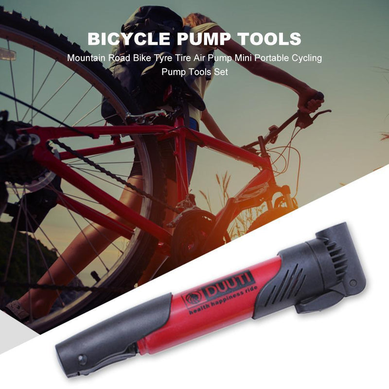 Durable Bicycle Hand Tyre Tire Pump Inflator Universal for Schrader Presta Valve