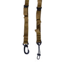2pcPolyester Camping Shoulder Strap Multiple Metal Hanging Loop DesignKhaki