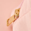 Cosmetic Bag Embroidered Letters Makeup Pouch Portable Clutches Large for T