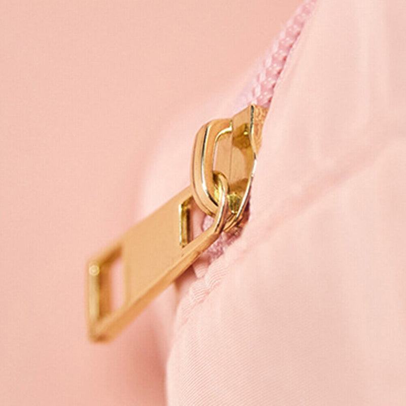 Cosmetic Bag Embroidered Letters Makeup Pouch Portable Clutches Large for T