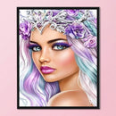 Full Embroidery Stamped European Beauty DIY 11CT Cotton Thread Cross Stitch Kit