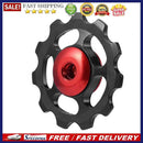 Bicycle Rear Derailleur Wheel Ceramic CNC Road Bike Guide Roller (Black)