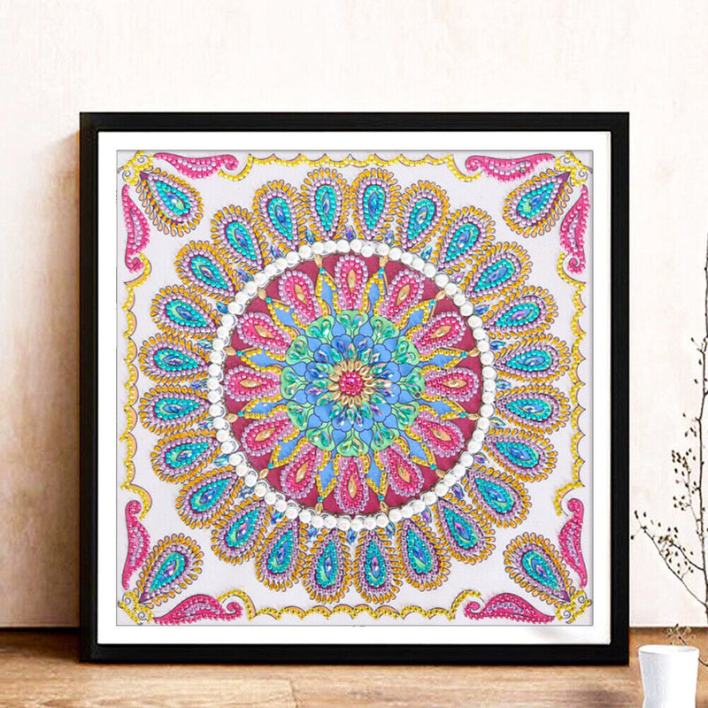 Special Shaped Diamond Painting DIY Mandala Rhinestone Picture (H026) Newly