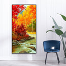 Autumn Maple Forest Oil Paint By Numbers Kits DIY Craft Coloring Home Drawing