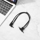 Guitar Effect Pedal Daisy-Chaining Cable Power Supply for 9V DC Adapter Plug