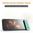 2 in 1 Mobile Phone Sound Amplifier Audio Speaker Stand Phone Loudspeaker Holder