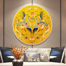 Stamped Cross Stitch Kit Flying Phoenixes Embroidery Canvas 11CT Needlework Set