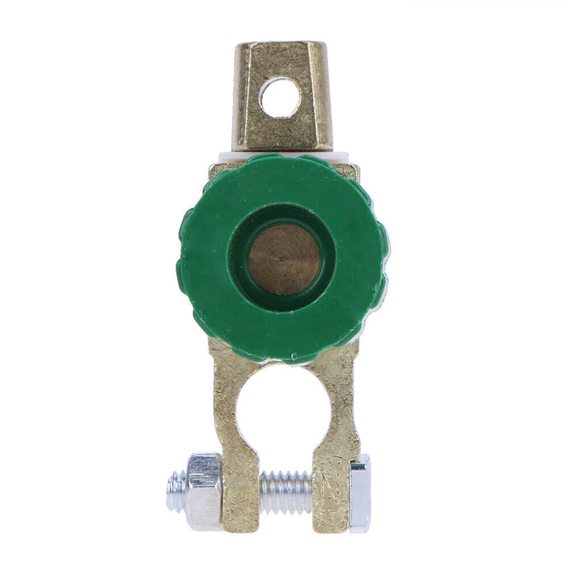 Zinc Alloy Copper Car Battery Terminal Link Switch Cut-off Switches (Green)