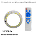 L40W80 40W Remote Control Dual Color LED Panel Solar Circular Lamp Board