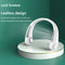 Mini Neck Fan USB Rechargeable Bladeless Fan Neck Air Conditioner (White)