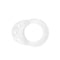 Transparent Doorstop Silicone Door Handle Buffer Wall Protector F6X2 X8G1