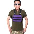 Fashion Multifunctional Travel Running Phone Vest Bag w/ Straps Chest Bag Uni