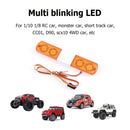 #A Bright LED 4.8-6V Flashing Light Bar for 1/10 1/8 HSP CC01 D90 SCX10 4WD RC C