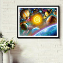 Powlance 5D DIY Full Drill Round Diamond Painting Embroidery Night Sky Cross Stitch