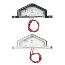 2PCS Truck 6LED Auto Car Tail Rear Lamp External Lights License Number Light