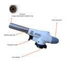 Brazing Butane Gas Lighter Flamethrower Adjustable Outdoor Barbecue Flame Torch