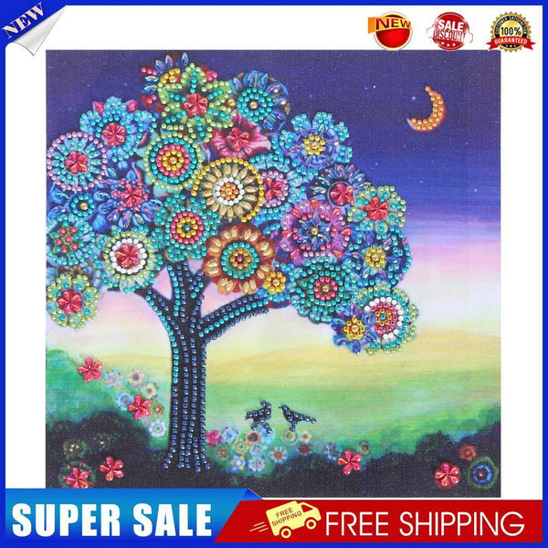 Shining Tree 5D DIY Part Special Shaped Diamond Painting Mosaic Decor Craft
