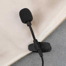 Mini Wired 3.5mm Jack Collar Lapel Clip-on Teaching Speech Guide Microphone