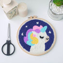 20x20cm Cotton Monks Cloth Punch Needle Needlework DIY Embroidery Fabric Newly