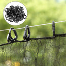Line Hook Useful Curtain Shelf Shading Net Hook Agriculture Sunshade Net Fixed