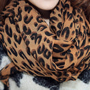 Gift Fashion Women Long Shawl Leopard Scarf Chiffon Wrap