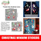 Christmas Santa Window Glass Stickers Mirror Stickers Snowflake Wall Door~