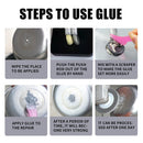 Metal Repairing Adhesive Glue Iron Steel Auto Radiator Welding Glue (80g)