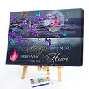 Butterfly Words Oil Paint By Numbers Kits Canvas Picture Wall Art DIY Craft G