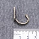 20pcs Ancient Cyan Small Peg Hooks Clothes Hanging Hooks Closet Hanger