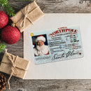 #A Plastic Santa Flight Cards Creative Xmas Gifts Cards Xmas Eve Tree Decoration