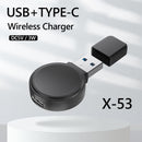 Wireless Mini USB Type-C Smart Watch Magnetic Chargers Dock for Smart Watch