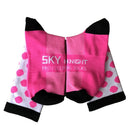 Women Men Cycling Soccer Socks Striped Dot Print Outdoor Sports Basketball Socks