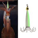 Squid Jig Fishing Lure Hook Octopus Artificial Hard Bait (Luminous Green 8 Claw)