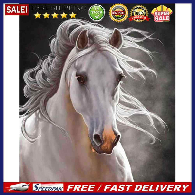 Fine Horse Oil Paint By Number DIY Acrylic Painting Home Decoration Wall Arts