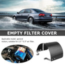 Cold Air Intake Cone Filter Heat Shield Carbon Fiber Look for 2.5-5.5 inch Neck