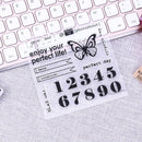 Digital Butterfly Silicone Clear Stamp DIY Scrapbooking Album Decor Seal