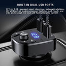 3.1A Dual USB Car Fast Charger Bluetooth-compatible MPS FM Transmitters