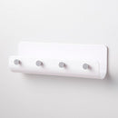 U Shape Multifunction Storage Hook Plastic Key Rack Wall Hanger (White) Newly