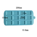 12 Cell DIY Chocolate Fondant Molds Jelly Cake Decoration Kitchen Baking Tool