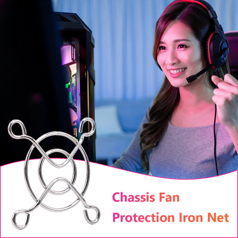 5pcs PC Case Fan Grills Computer Cooling Fan Finger Guard Protector (40mm) Newly