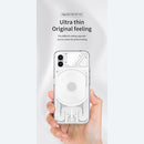 For Nothing One Transparent Case Simple Phone Case Protective Case Cover