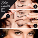 4D  Faux Mink Hair False Eyelashes Eye Lash Extension Full Volume Thick