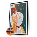 Special Shaped Picture DIY Elegant Women Diamond Painting Poster (Y031) Newly
