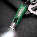 #A LED Keychains Flashlight 10 Gears 400lm Type-C USB Rechargeable Lighting Torc